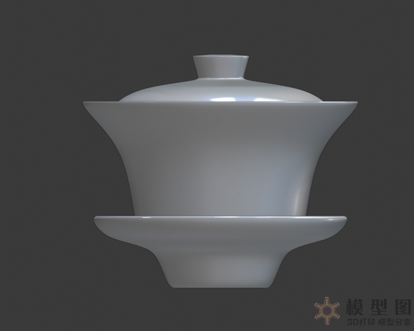 成都盖碗茶3D打印模型 2.png