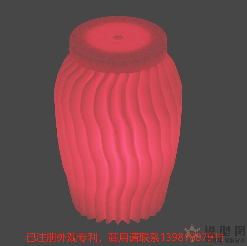花瓶灯，包含瓶盖和灯罩1.jpg