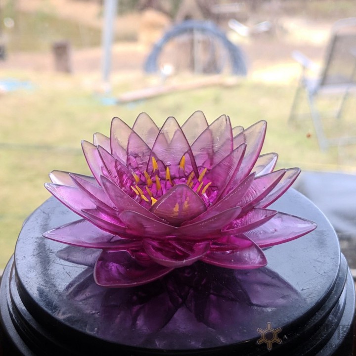 可用于3D打印的莲花模型