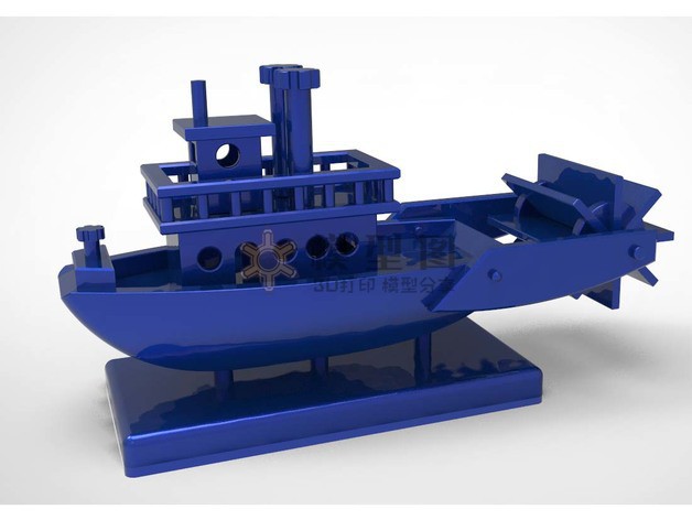 微型玩具船摆件模型