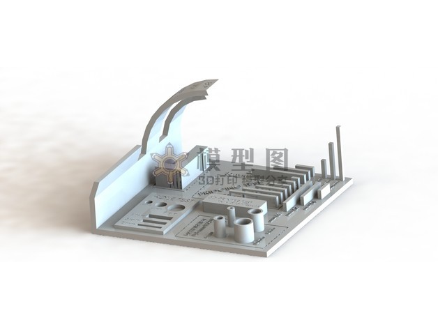 多合一3D打印机效果测试模型