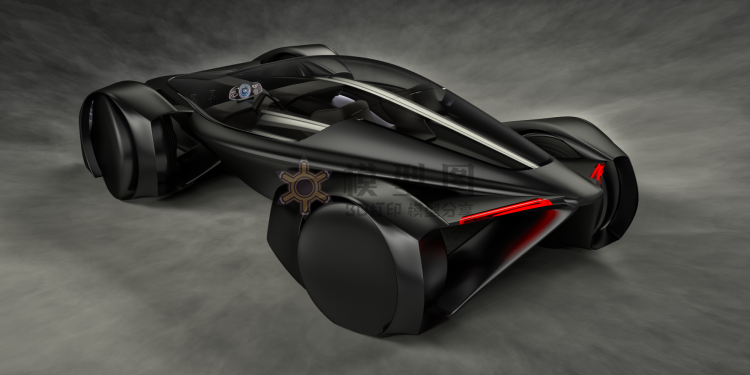 电动超级跑车概念车模型