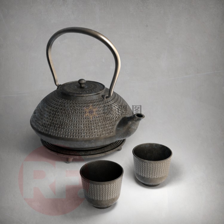 日本茶道杯具，功夫茶具，茶壶 茶杯模型