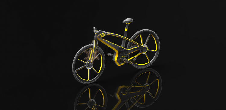  奥迪自行车模型
