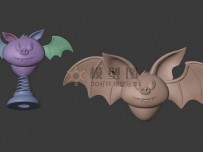 卡通蝙蝠摆件玩具-拆分翅膀和耳朵可组装