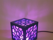 立方体 多边形灯罩模型