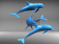 海豚三维模型图纸